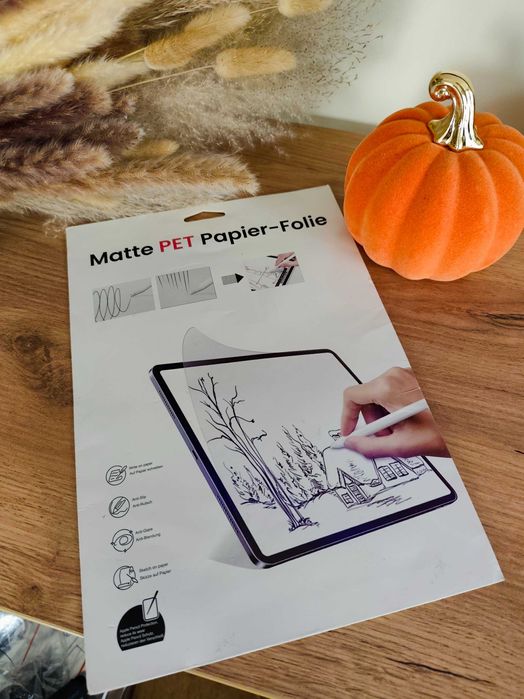 Matowe folie Paper-Like PET do iPada – 2 sztuki