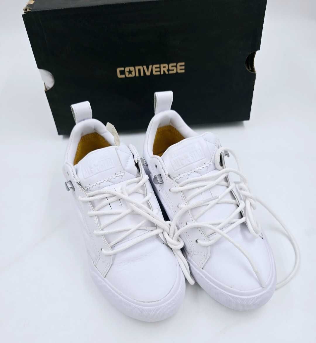 Trampki białe skórzane UNISEX CONVERSE białe  R.35 CO83R