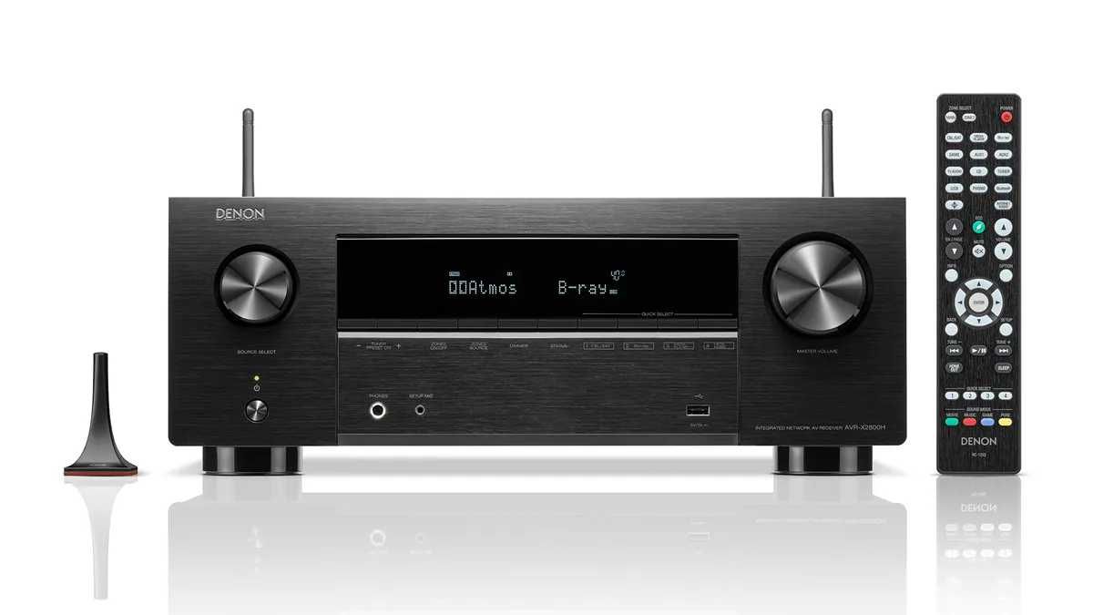 DENON AVR X2800H amplificador vídeo e som 2023