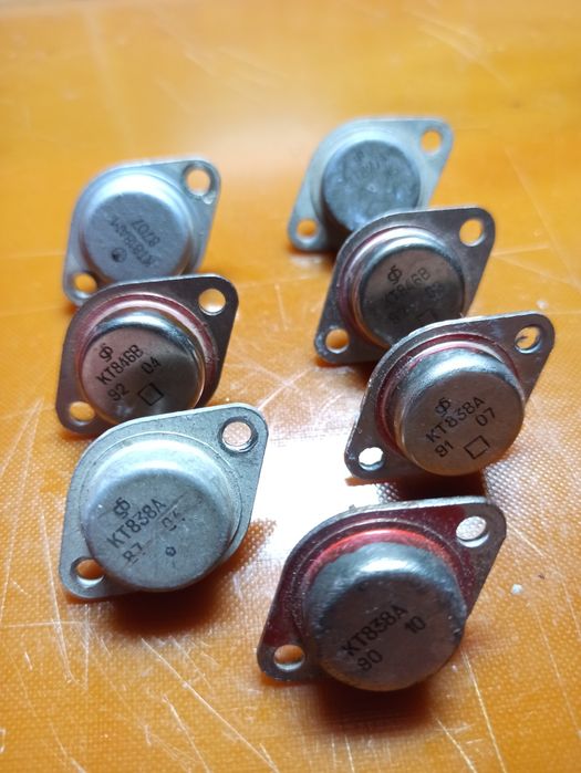 Транзисторы КТ838А; КТ846В; КТ828А;КТ818АМ;BU208A;