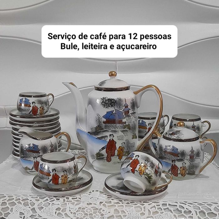 Serviço de Café Japonês para 12 pessoas