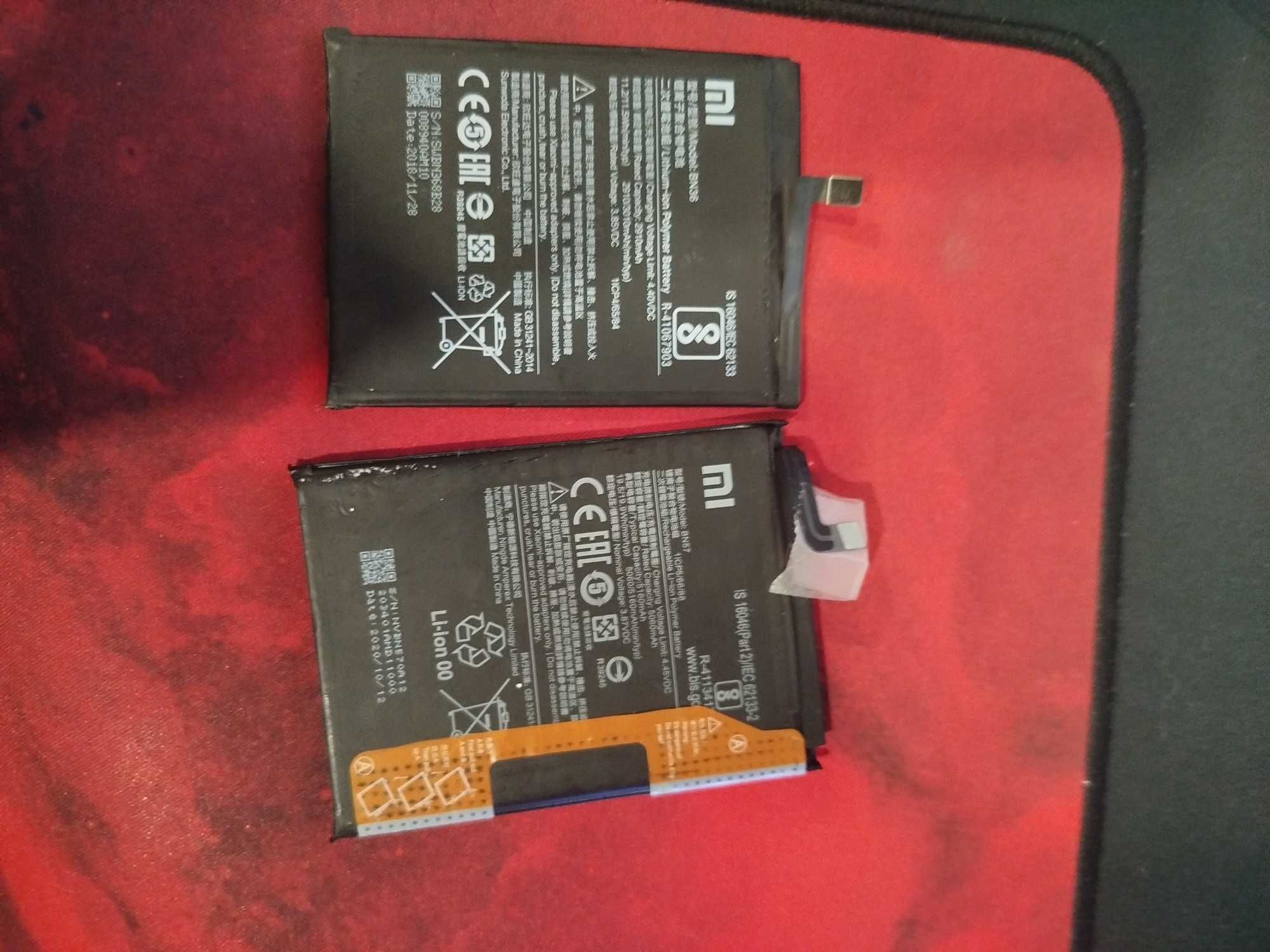 Bateria Xiaomi Original BN36 e BN57 - Usadas, em Bom Estado