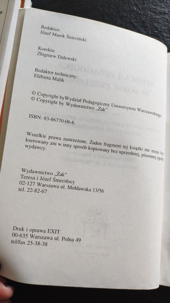 Szkoła i pedagogika w dobie przełomu Red.Lewicki,Mieszalski, Szymański