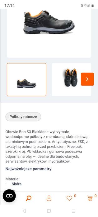 Buty robocze Blackläder.