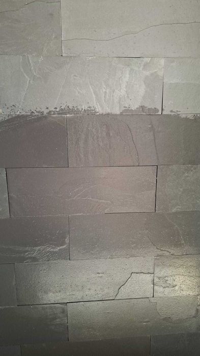 Kamień Dekoracyjny Naturalny Łupek Elewacyjny 30x10 Mattle Black