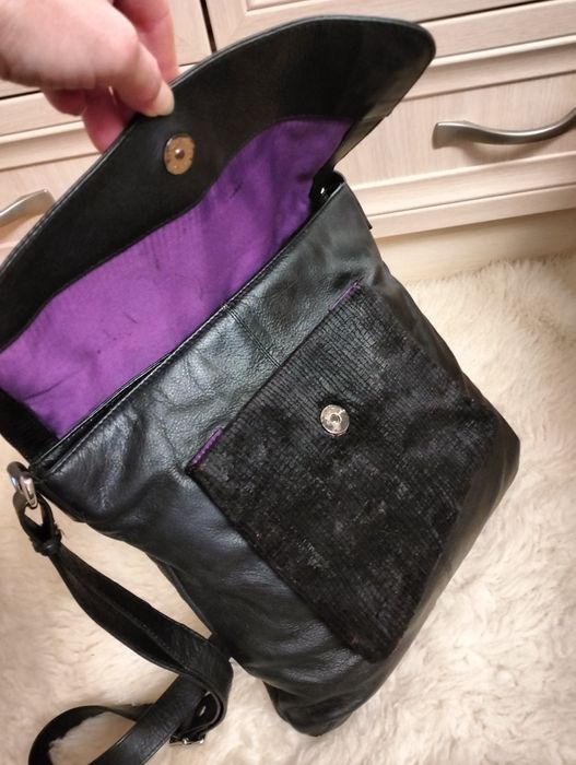 Чоловіча шкіряна сумка планшетка