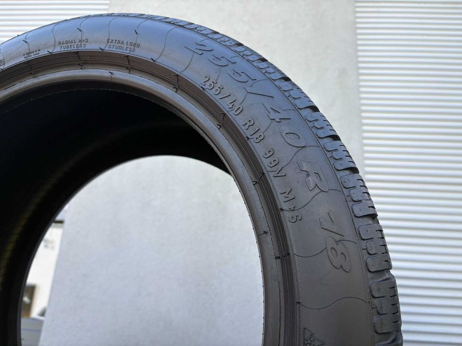 2szt zimowe 255/40R18 Pirelli 7,4mm 2024r POLEASINGOWE