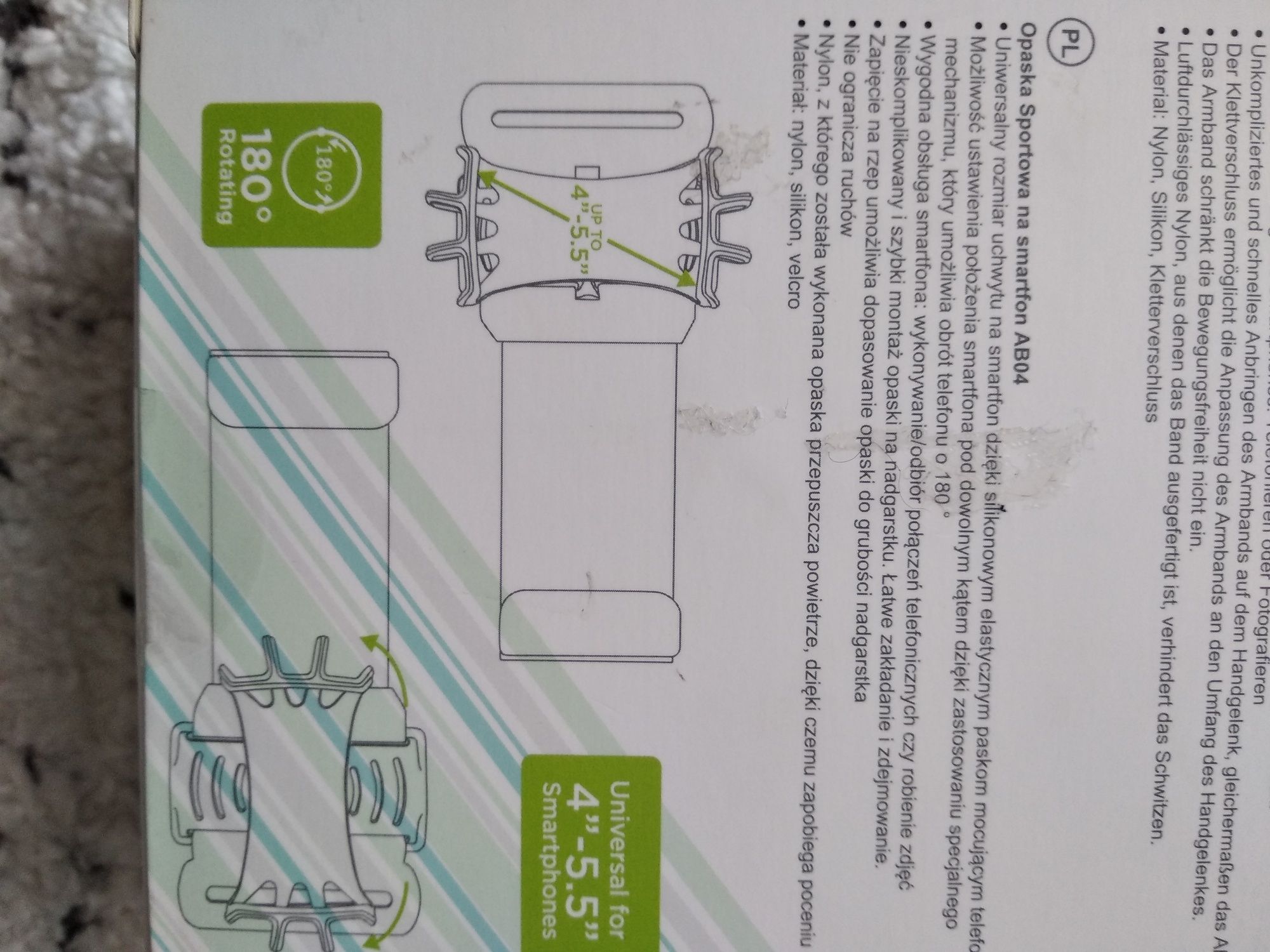 Opaska sportowa na smartfon Ab04