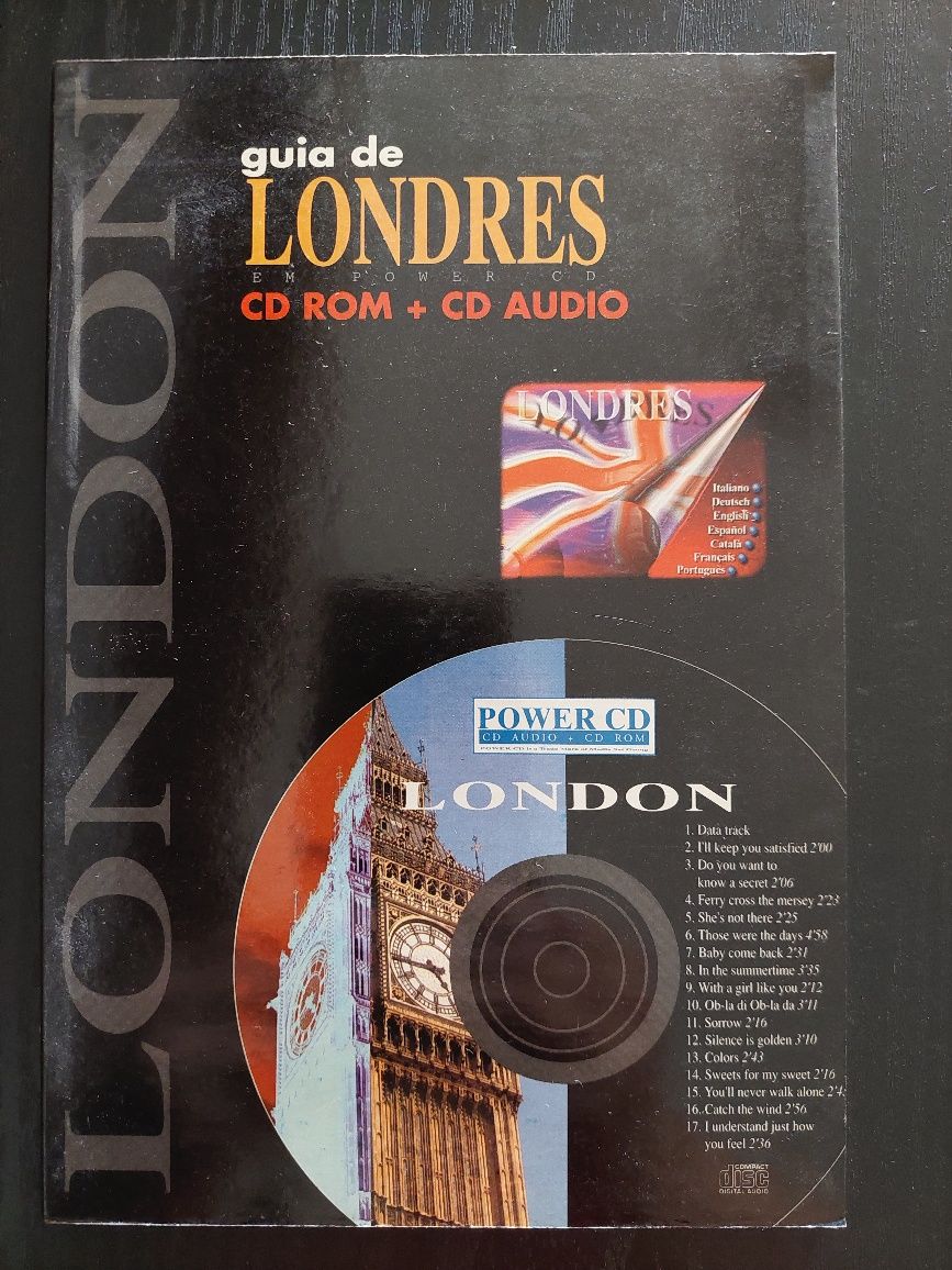 Guia de Londres em power CD, CD Rom, CD audio