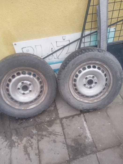 para kół 15 stalowe srebrne vw passat b5,audi,skoda,seat,