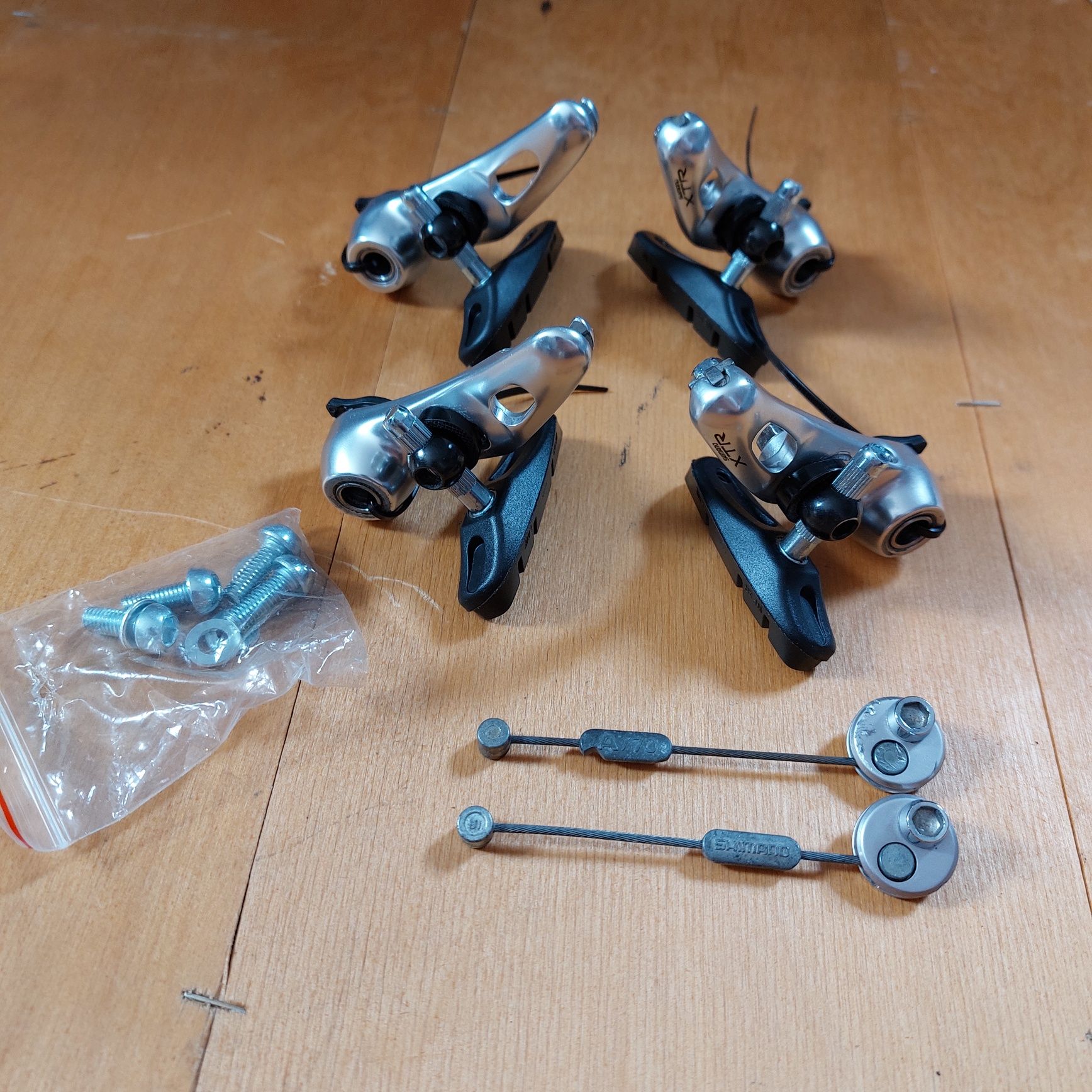 Piękne Hamulce Shimano XTR BR-M900 Cantilever Nowe Klocki
