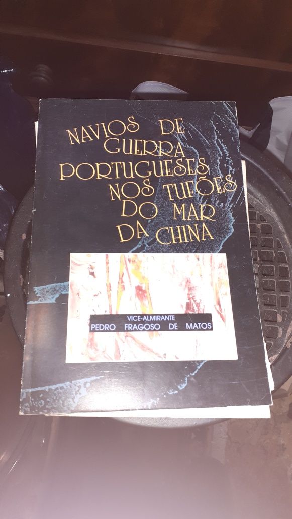 Navios de Guerra Portugueses tufões do mar china livro Pedro Fragoso