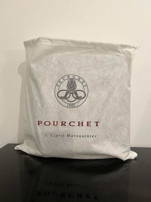 Mala Pourchet em pele castanha