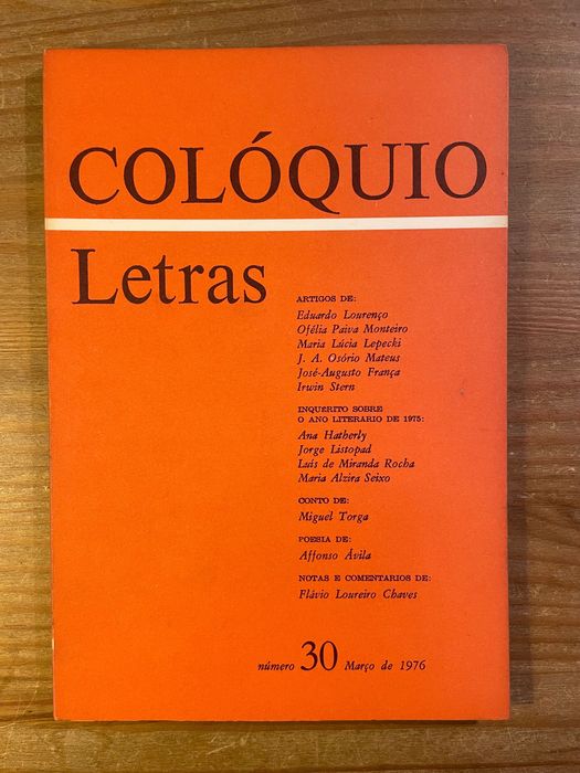 Colóquio - Letras - Número 30 (portes grátis) Miguel Torga