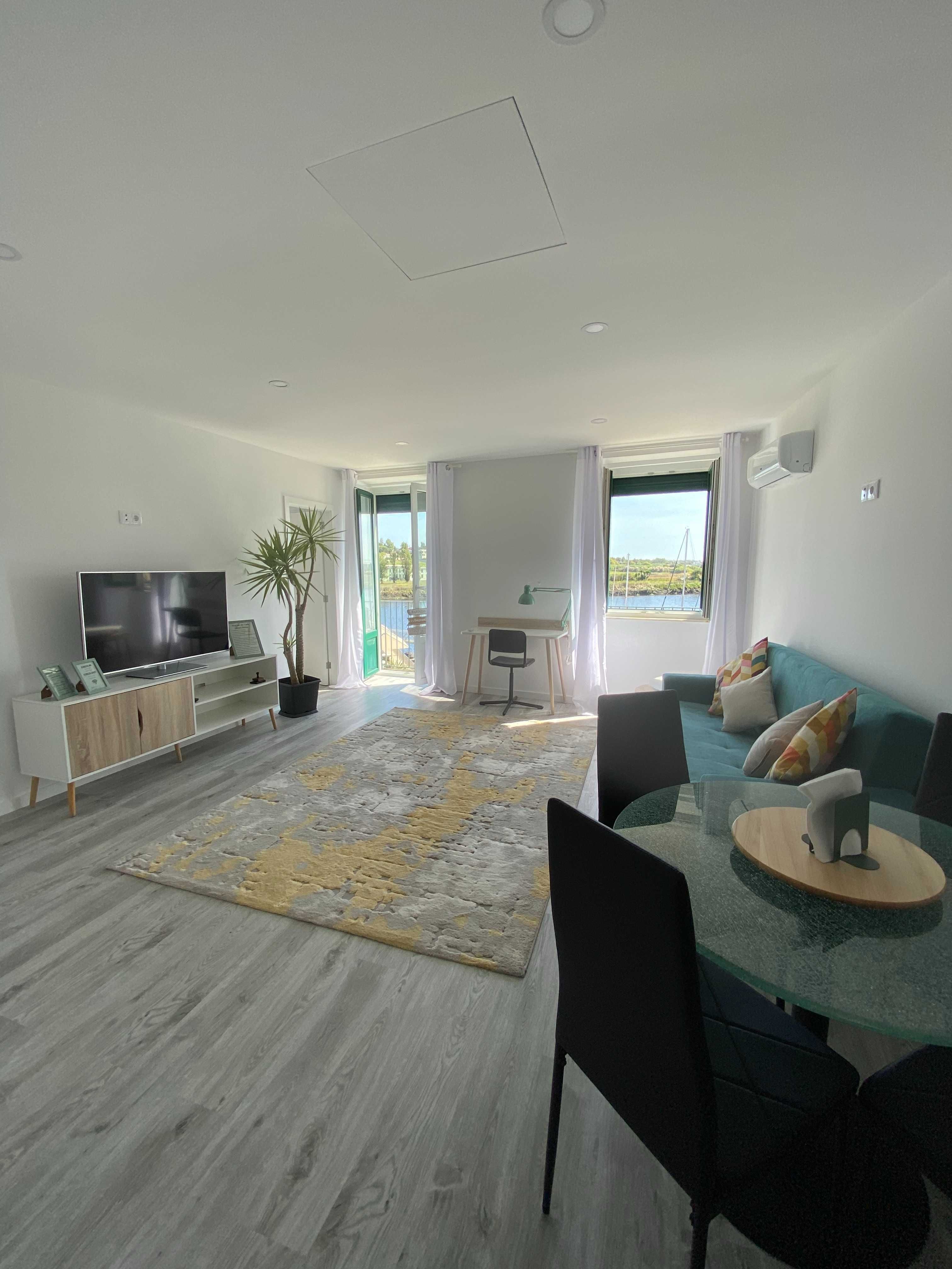 T1 Renovado com Vista Rio – Marina View, Vila do Conde