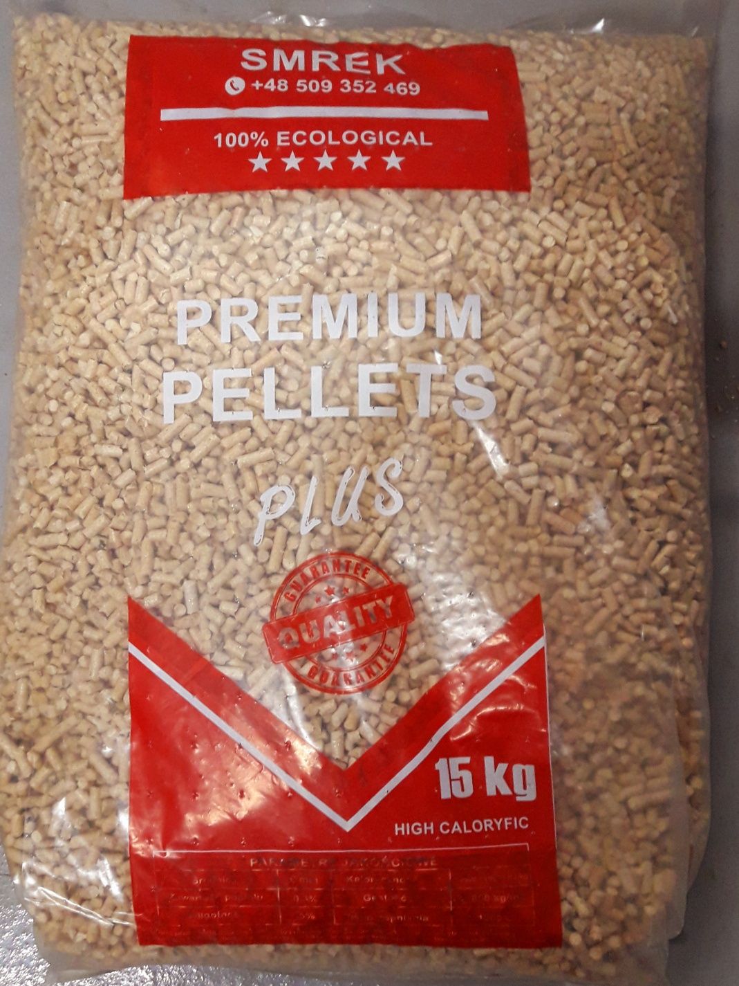 Pellet pelet  "Z GORNEJ PÓŁKI"  A1 gwarancją jakości Premium