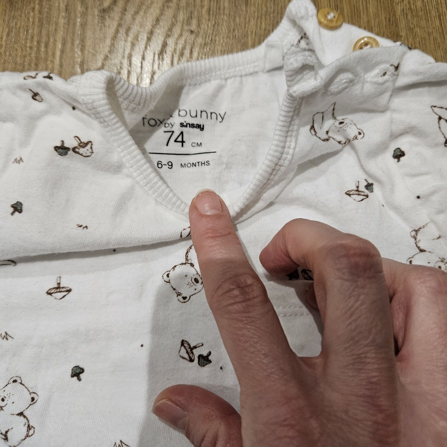 Komplet bluzeczka I legginsy prążkowane,  sinsay 74