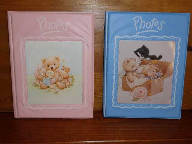 Albúns para fotos de bébé ou criança pequena, par