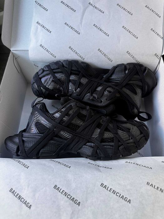 Кросівки Balenciaga 3xl Extreme Lace Sneaker in Black Баленсиага 36-45