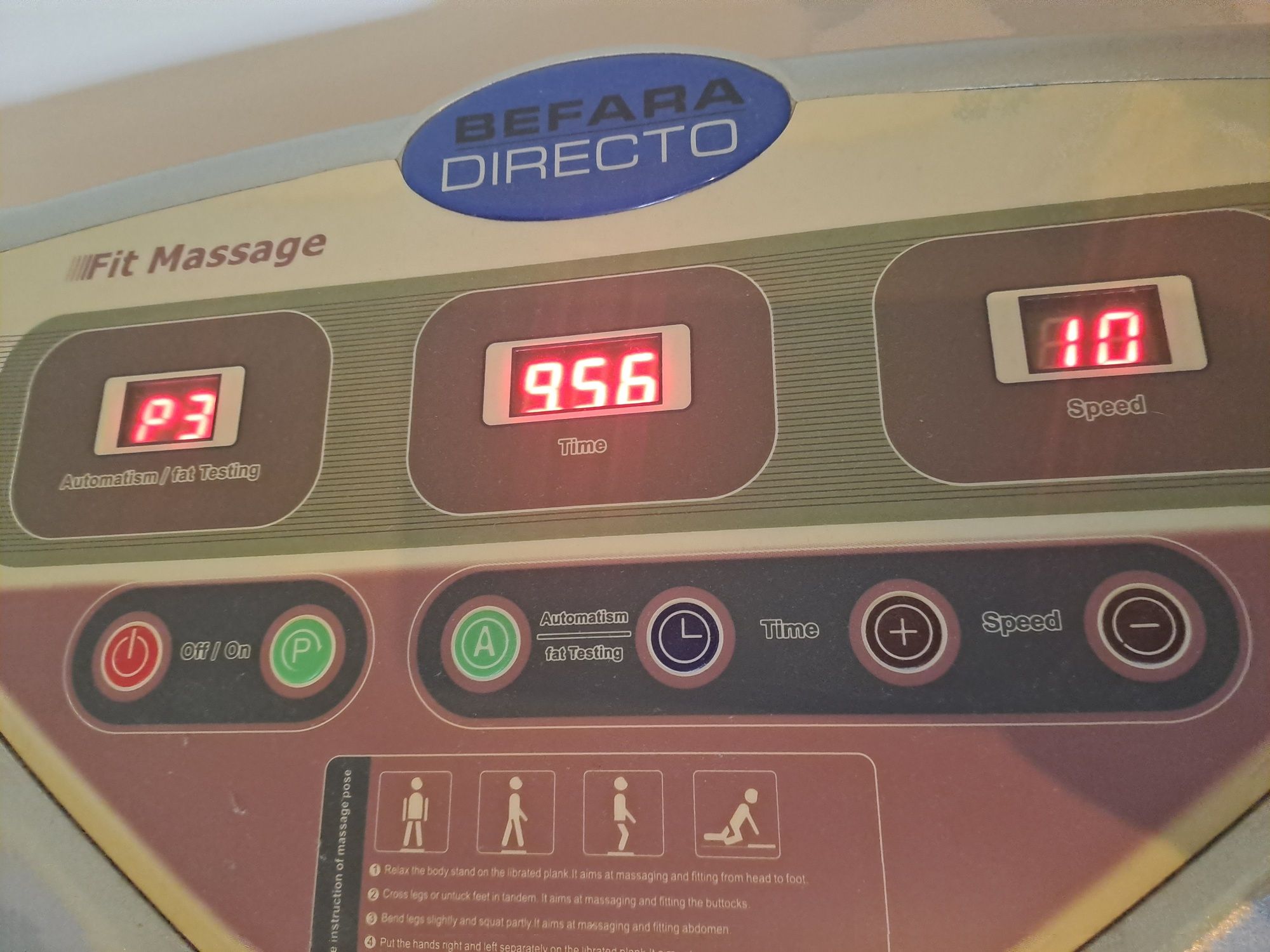 Plataforma oscilatória Crazy feat massage