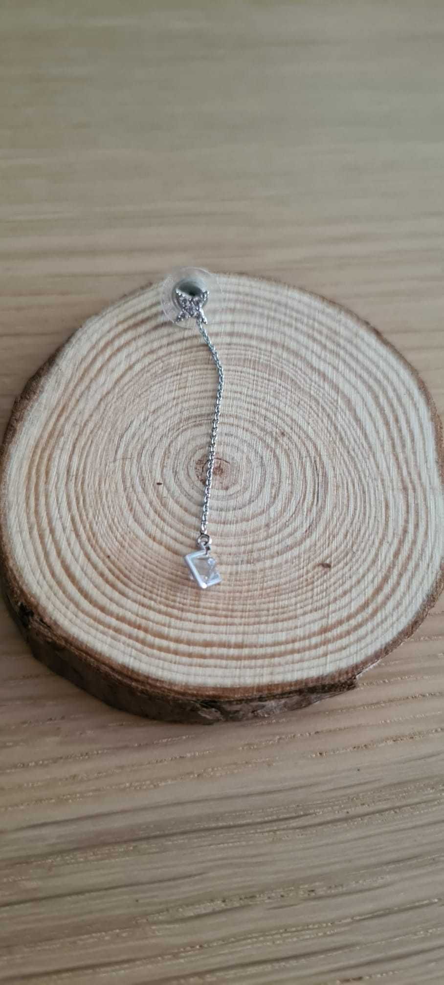 Brincos Swarovski Com Pendente e Brinco Unitário