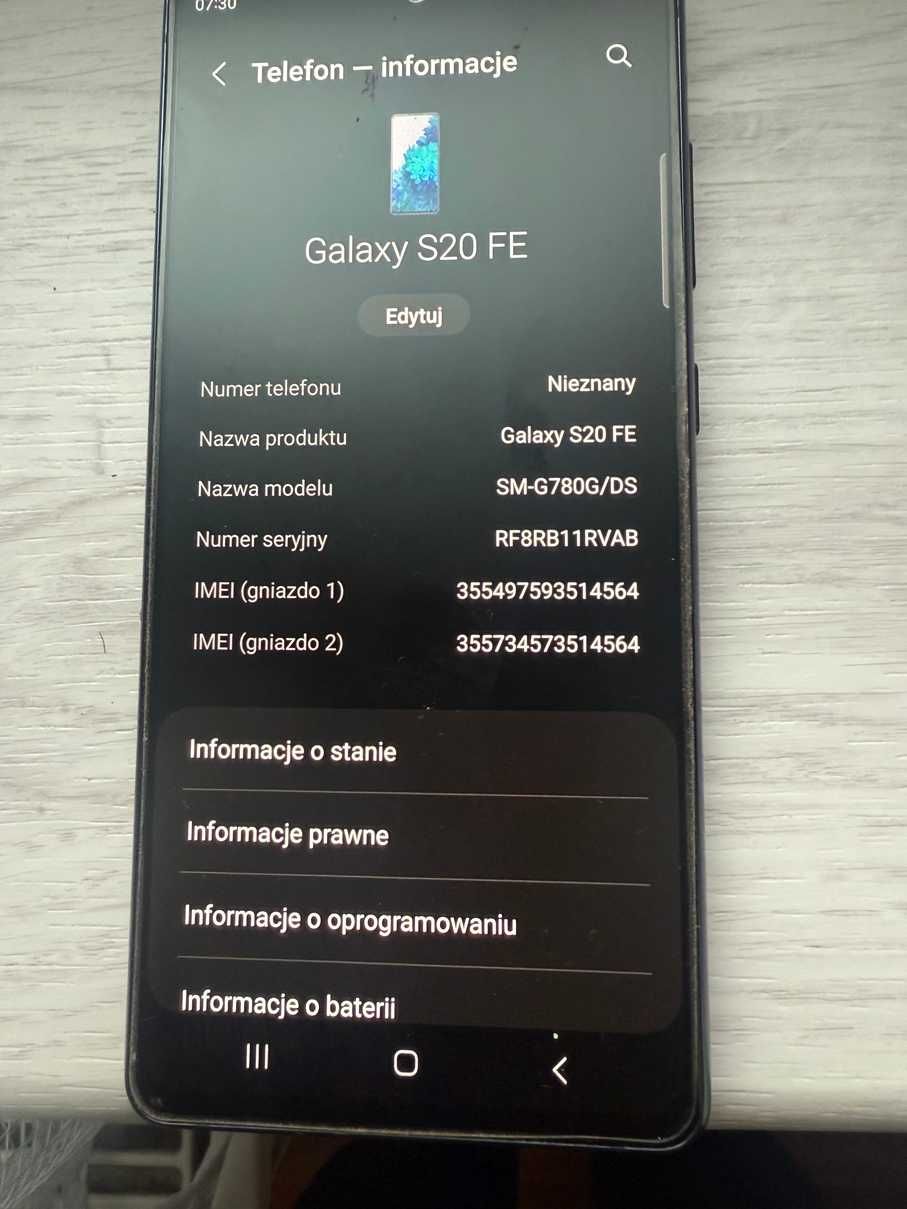 Samsung S20FE 128GB