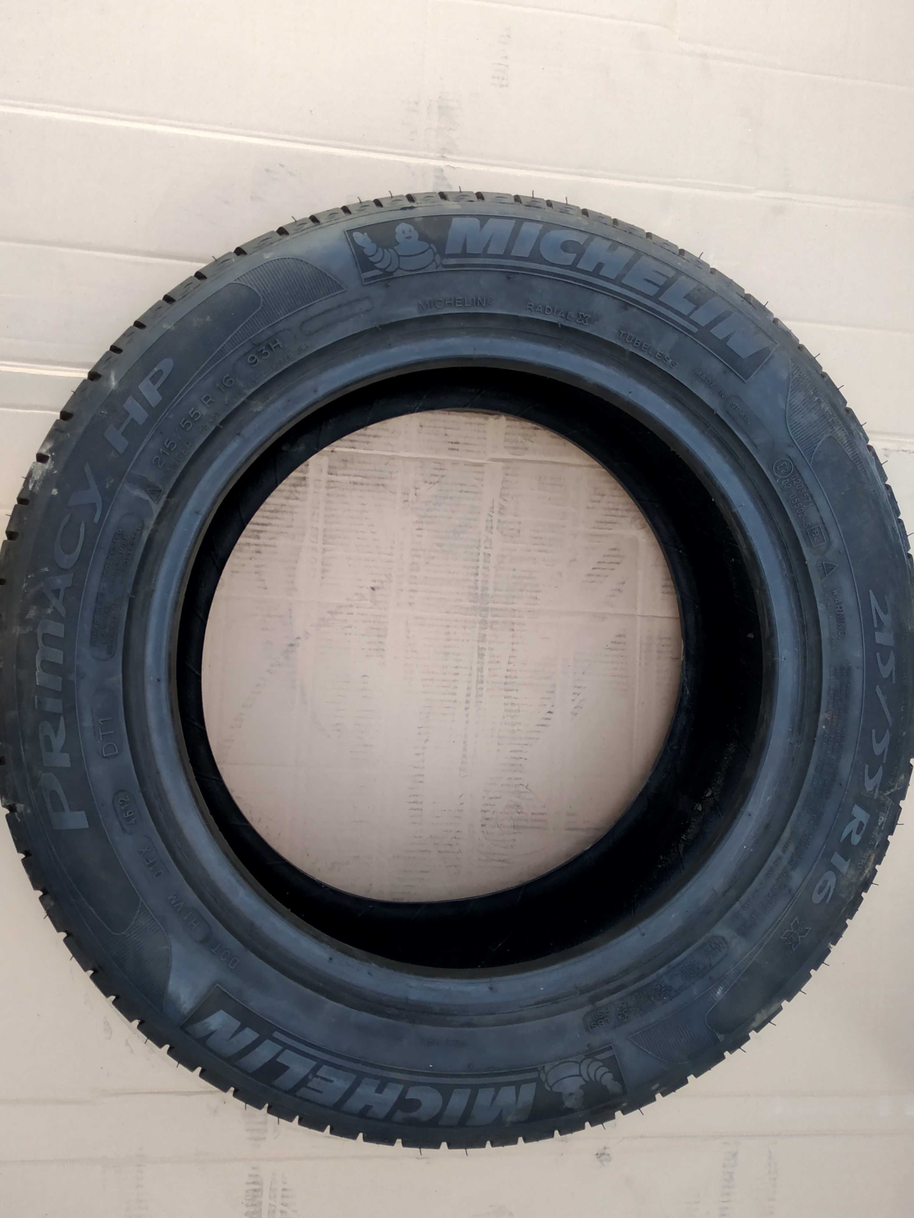215 55 R 16 Michelin Primacy HP 2 sztuki letnie
