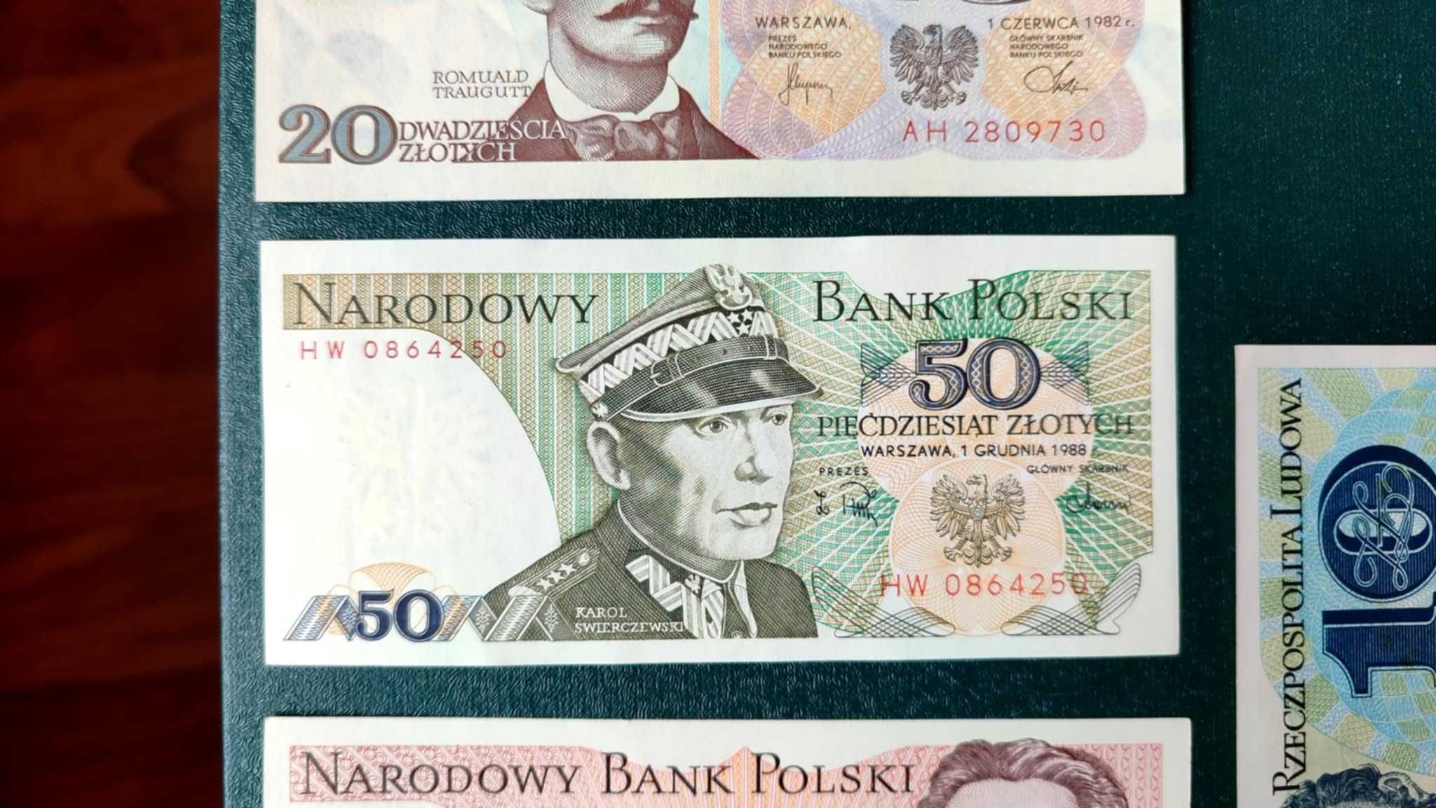 Mały PRL zestaw banknotów
