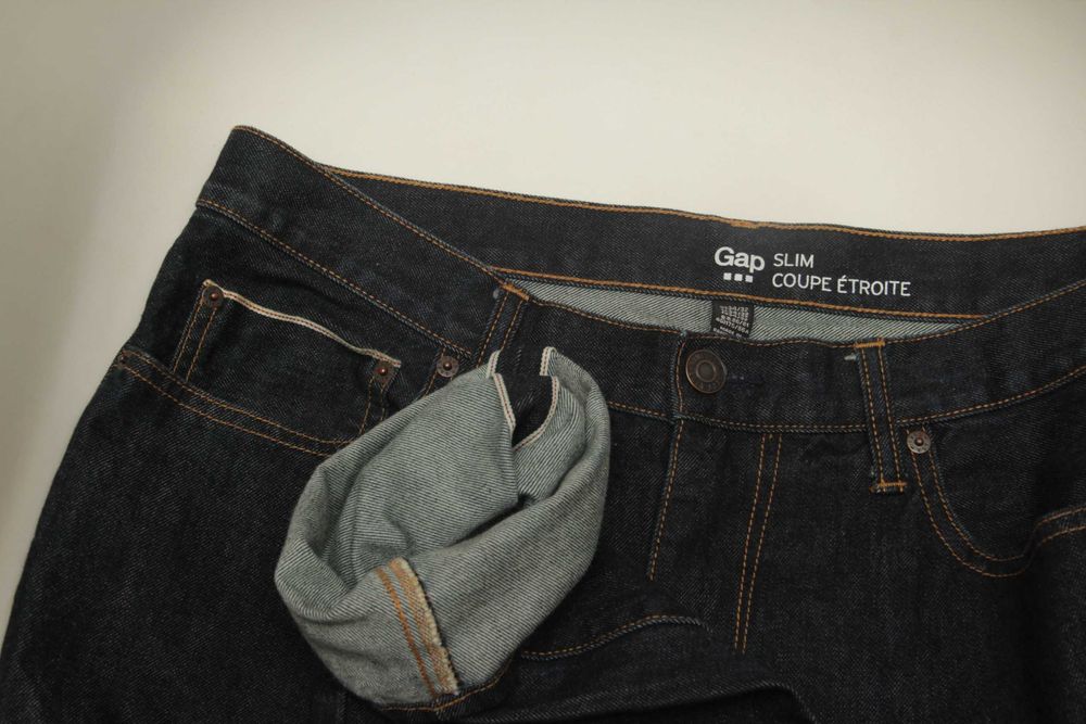 Gap 34 32 selvedge denim джинсы селвидж