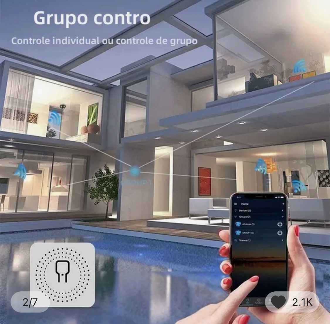 Interruptor inteligente wi-fi(Automação Residecial)