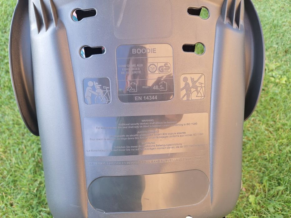 Fotelik rowerowy do 22 kg