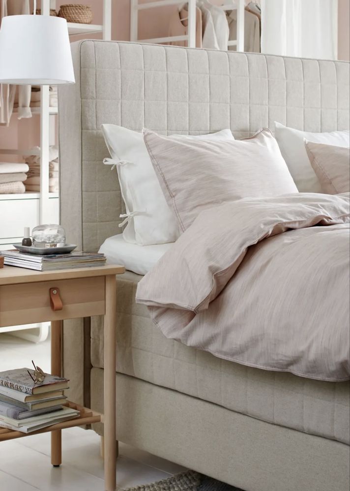 Capa cama 180x200 beje - HOMMELVIK IKEA