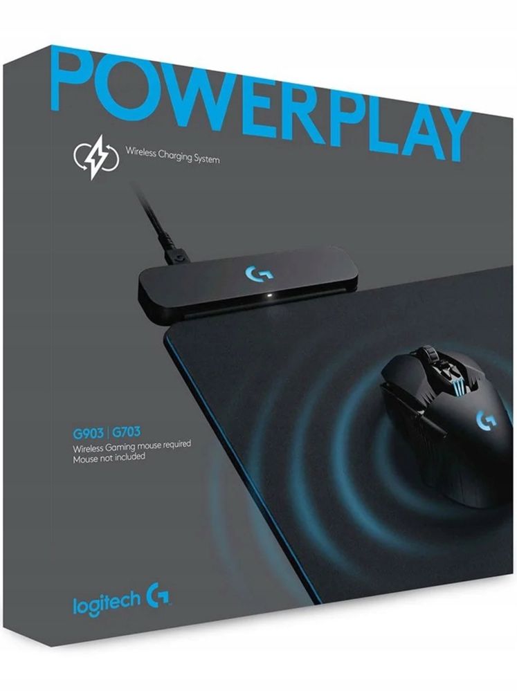 Podkładka Ładująca Logitech POWERPLAY LIGHTSPEED Dla Myszy Do Gier