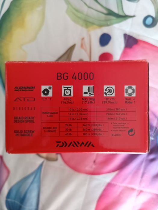 Carreto Daiwa bg 4000 NOVO