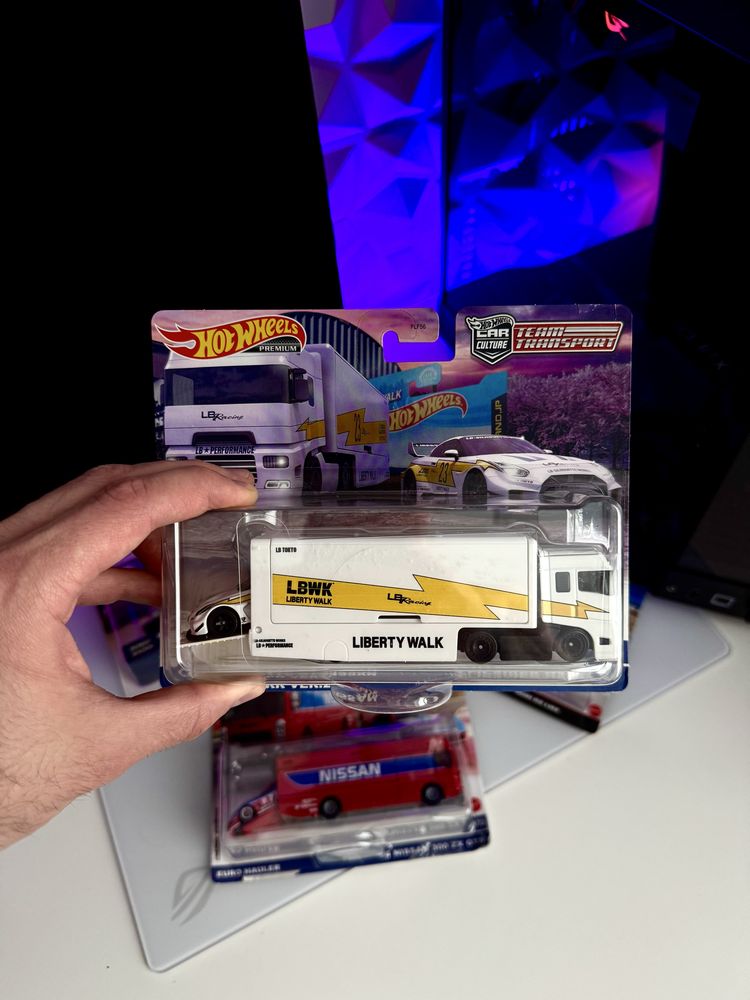Колекційні набори Hot Wheels, Nissan GT-R, LBWK R34, R35, Audi, R8, S4