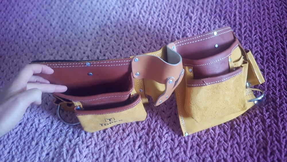 Шкіряний пояс для інструментів