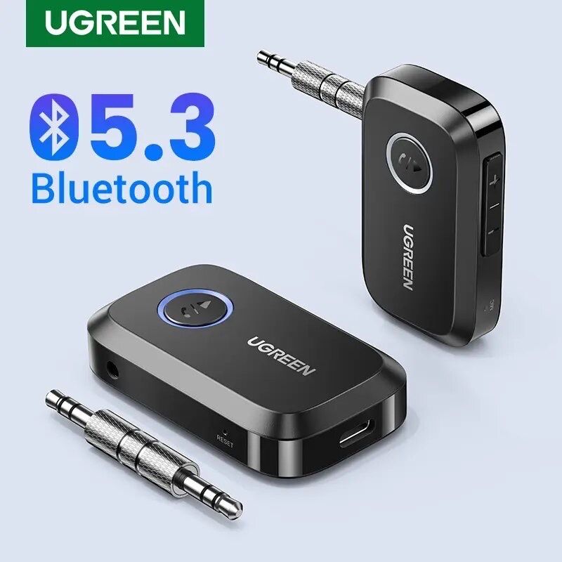 Bluetooth-адаптер Ugreen Bluetooth 5.3 приемник адаптер 3.5мм Black