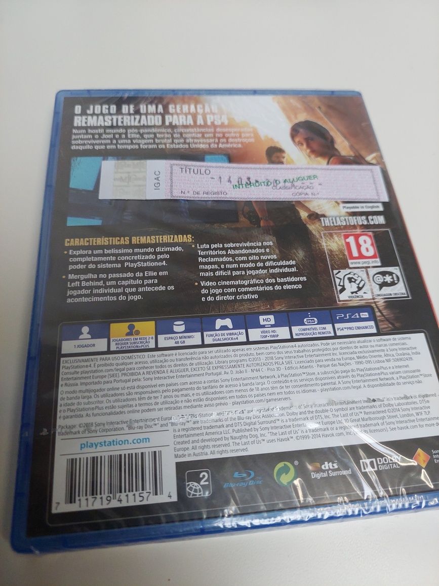 The Last of Us PS4 Selado