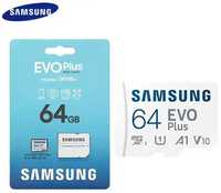 Картка пам'яті micro sd 64 gb Samsung EVO Plus Class 10 + SD-адаптер