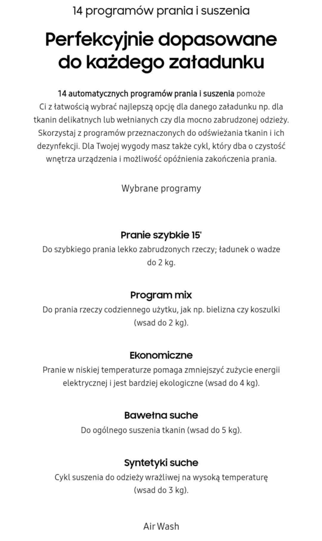 Pralko-suszarka Samsung Slim AddWash WD8NK52E0ZW