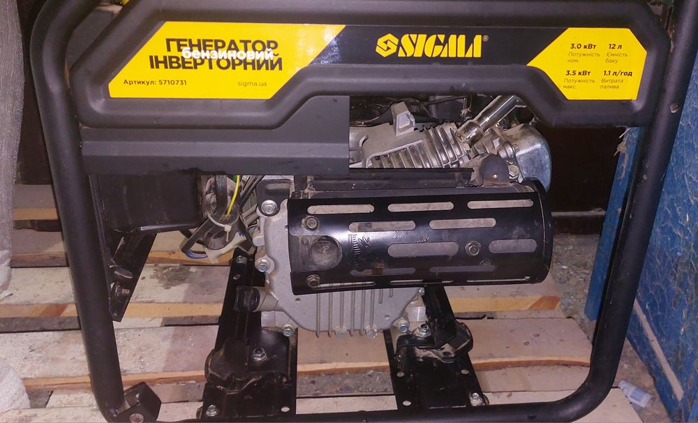 Генератор ІНВЕРТОРНИЙ Sigma 3-3,5 Квт БАК 12л
