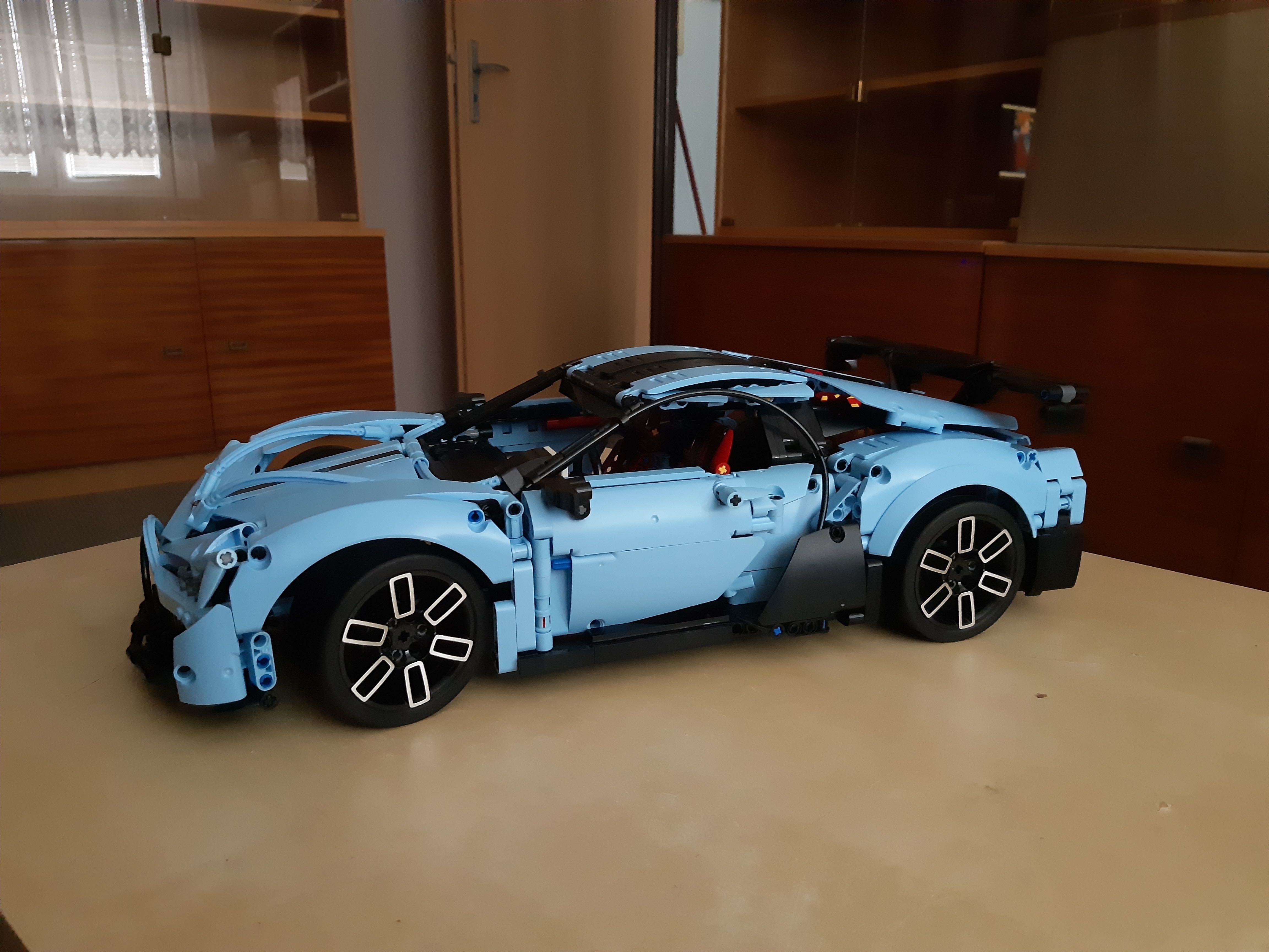 Model samochodu klocki Bugatti Chiron XXL - 2003 części! jak LEGO