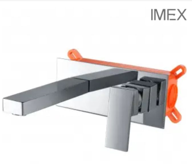 Torneira lavarorio de encastrar imex quadrada e redonda