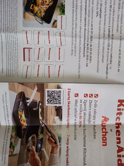 Kupon Kitchen Aid z naklejkami