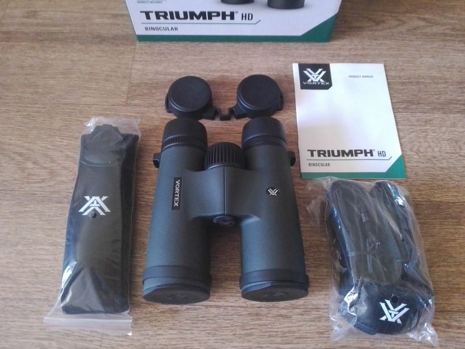ТОП!!! Бінокль Vortex Triumph HD 10x42 (азотозаповнений, обрезинений)