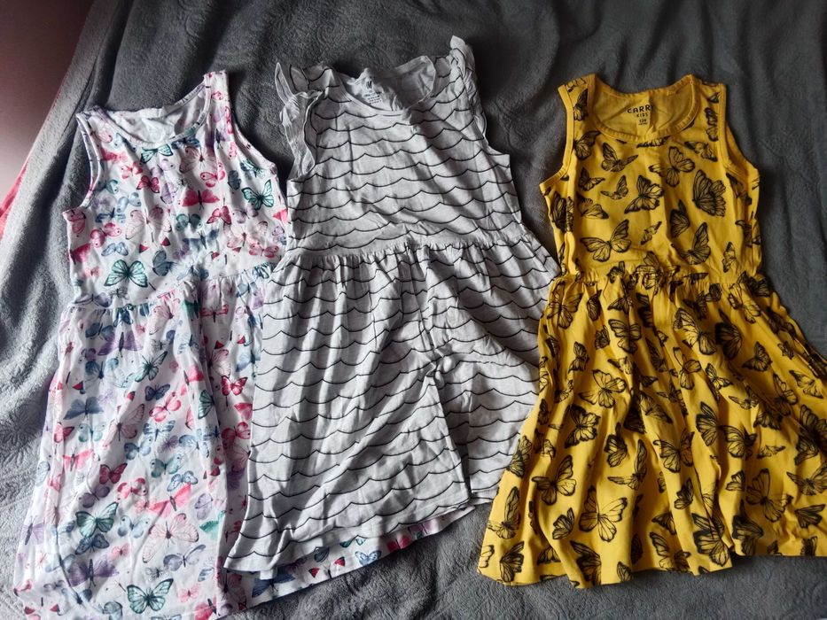 Mega paka ubrań dziewczynka 122/128, lato, jesień, zima