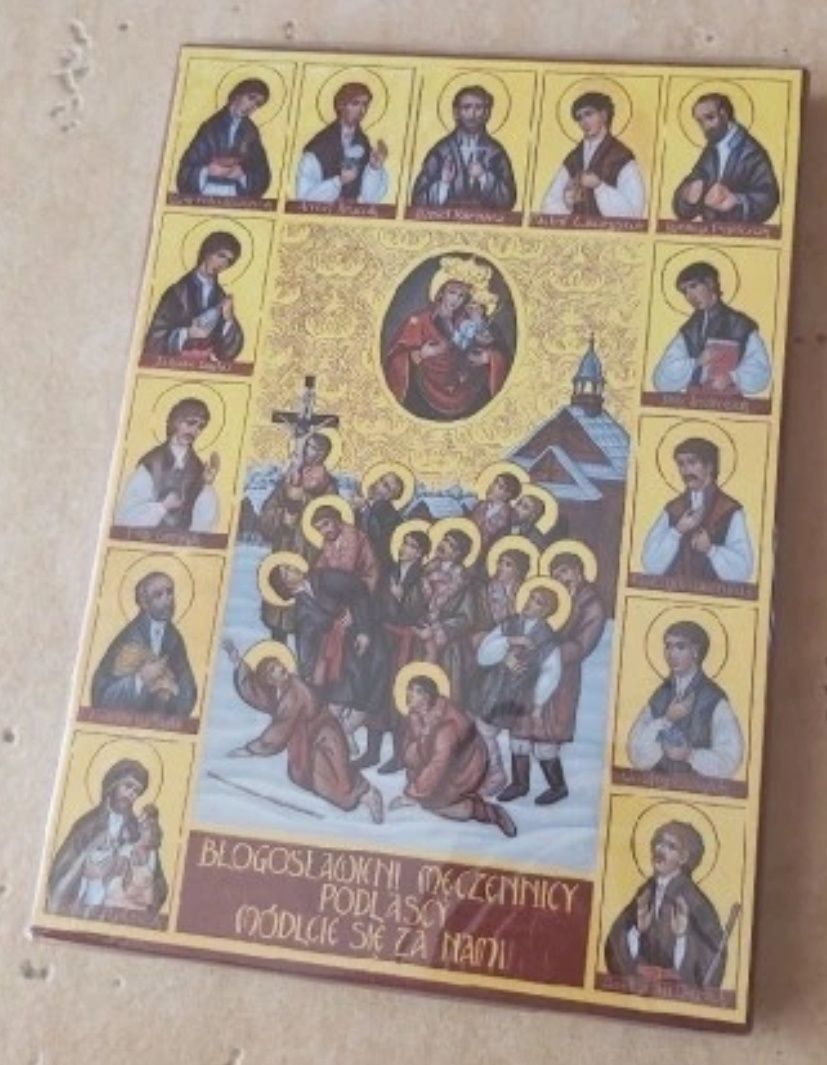 Ikona unicka Błogosławieni męczennicy Podlascy. Pratulin.