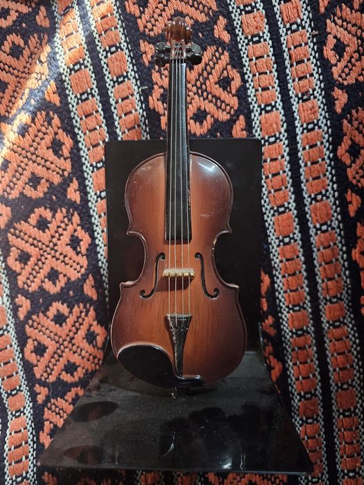 Stare skrzypce niemieckie miniaturowe skrzypce dekoracja skrzypce