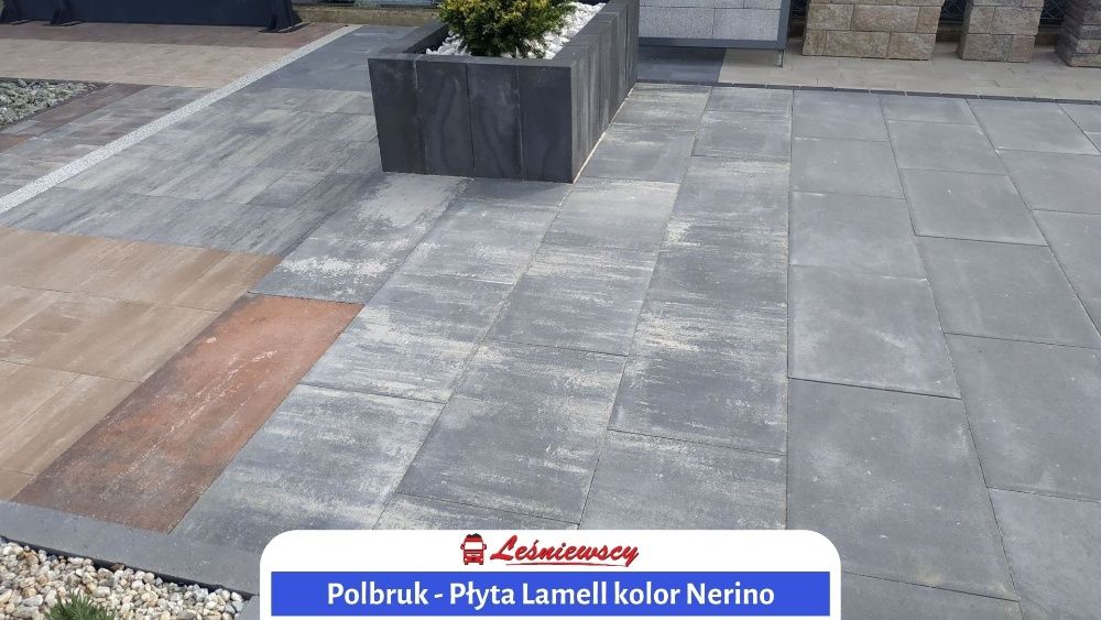 Płyta tarasowa Polbruk-Lamell kolor Nerino 60x40 grubość.4,5cm KURIER