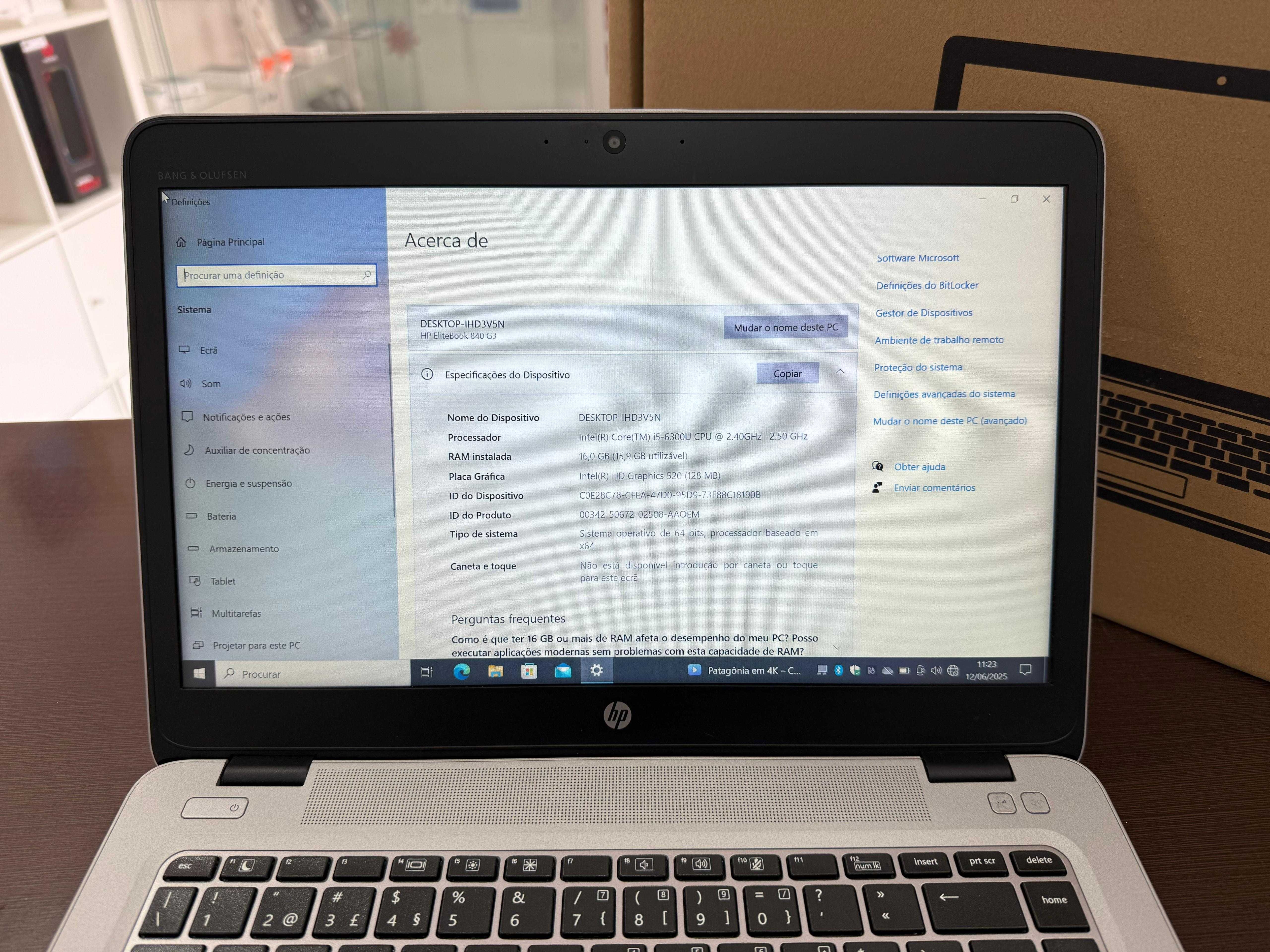 Portatil Hp EliteBook 840G3 GRADE-A